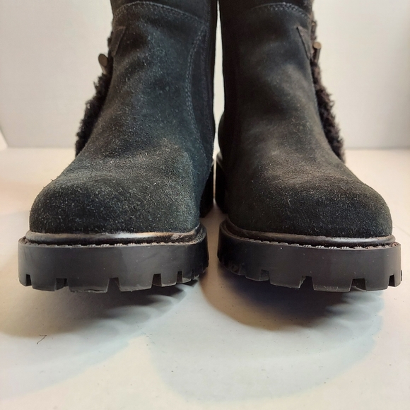 Rampage Iceberg Black Leather Suede Boots - Picture 15 of 16